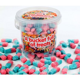 Fizzy Blue Bubblegum Sweet Buckets