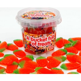 Haribo Giant Strawbs Sweet Bucket