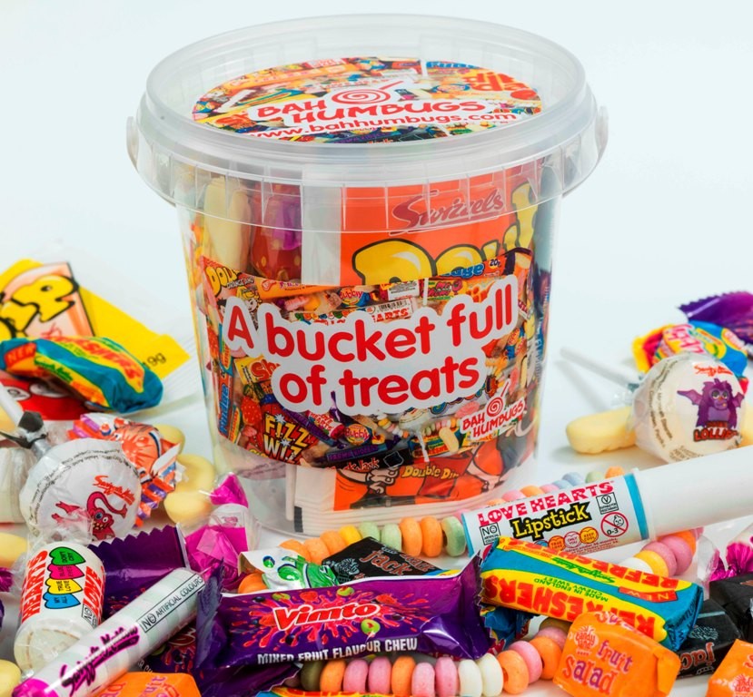 Retro Sweet Bucket Full of Treats