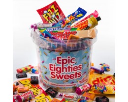 1980s Sweets Hamper - Epic Eighties Sweets Bucket