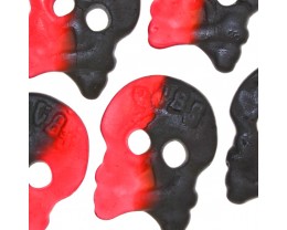 Swedish Raspberry & Liquorice Skulls