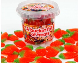 Haribo Giant Strawbs Sweet Bucket