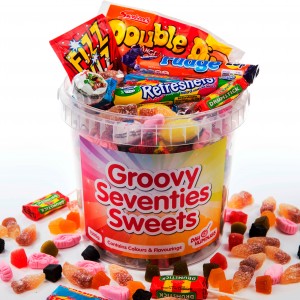 70s sweets bucket