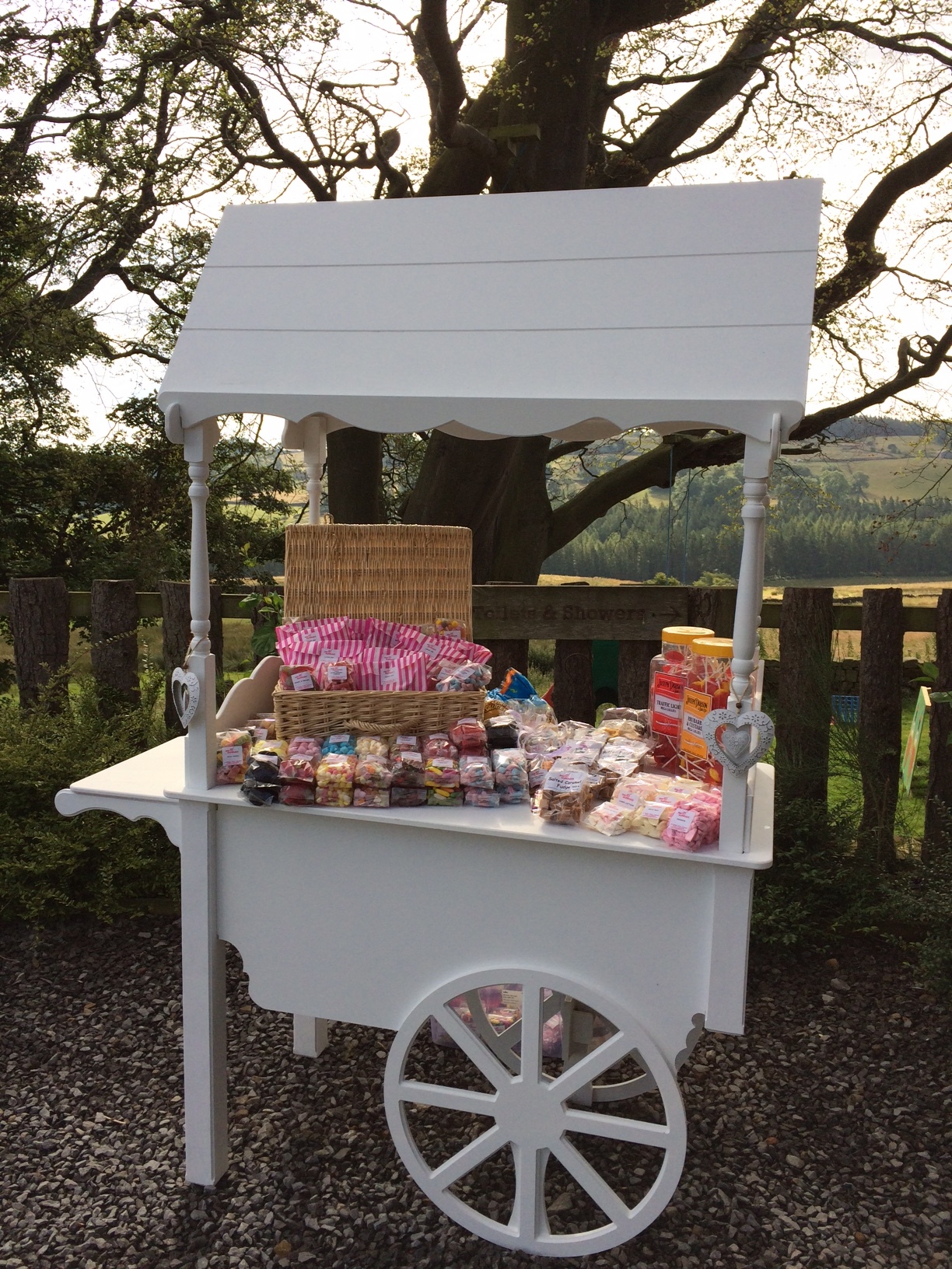 Sweet Cart at an outside event